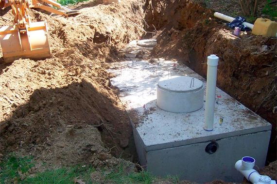 Septic tank for one bathroom