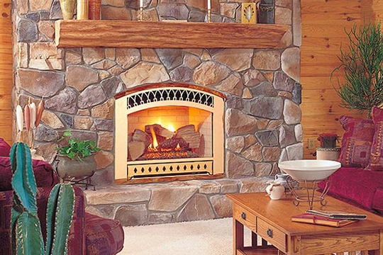 Gas Fireplace Inserts | Pros and Cons of Ventless Gas ...