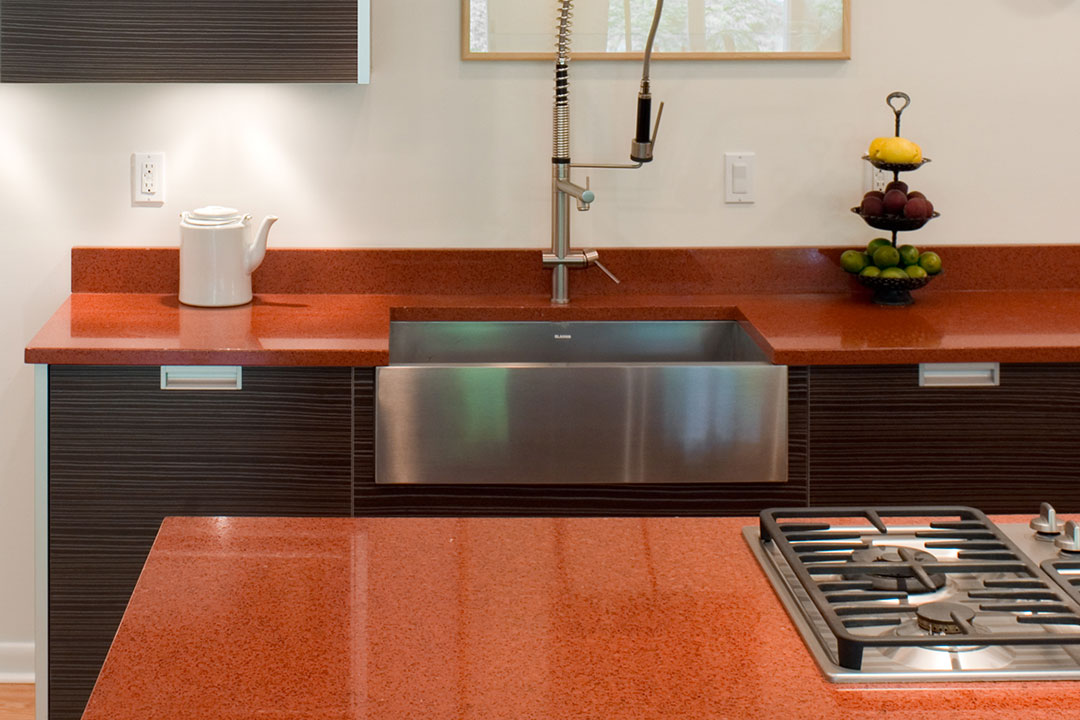 Eco-Friendly Kitchen Countertops Like Recycled Glass