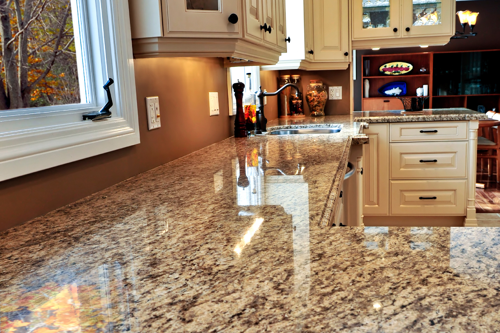 Repair Kitchen Countertop Scratches, How To Paint Laminate Kitchen Countertops Look Like Granite