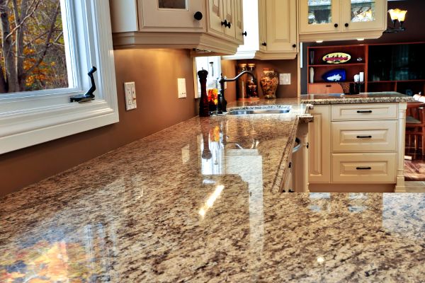 Granite kitchen counter