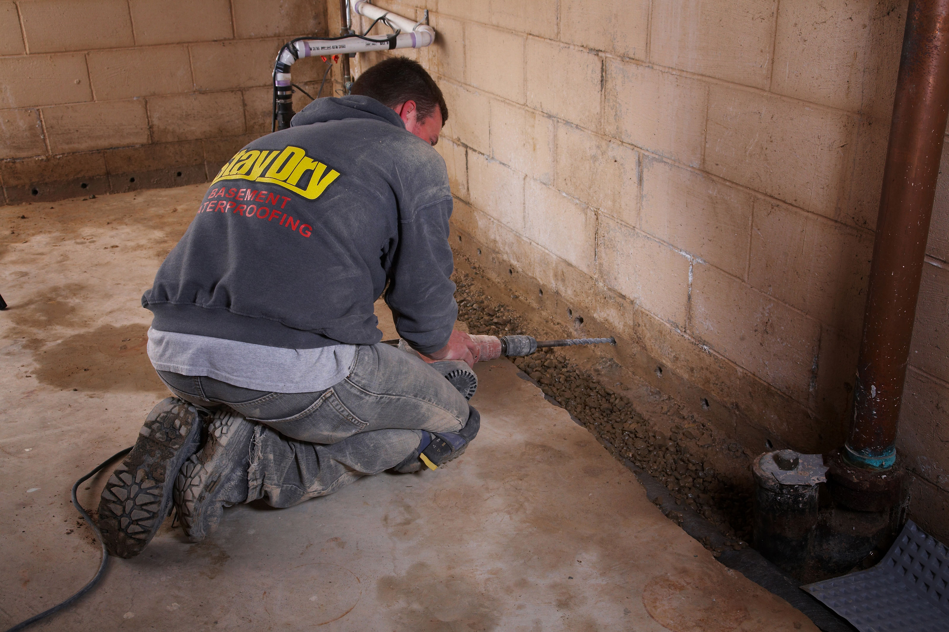 French Drains Basements   French Drain Basement Solutions