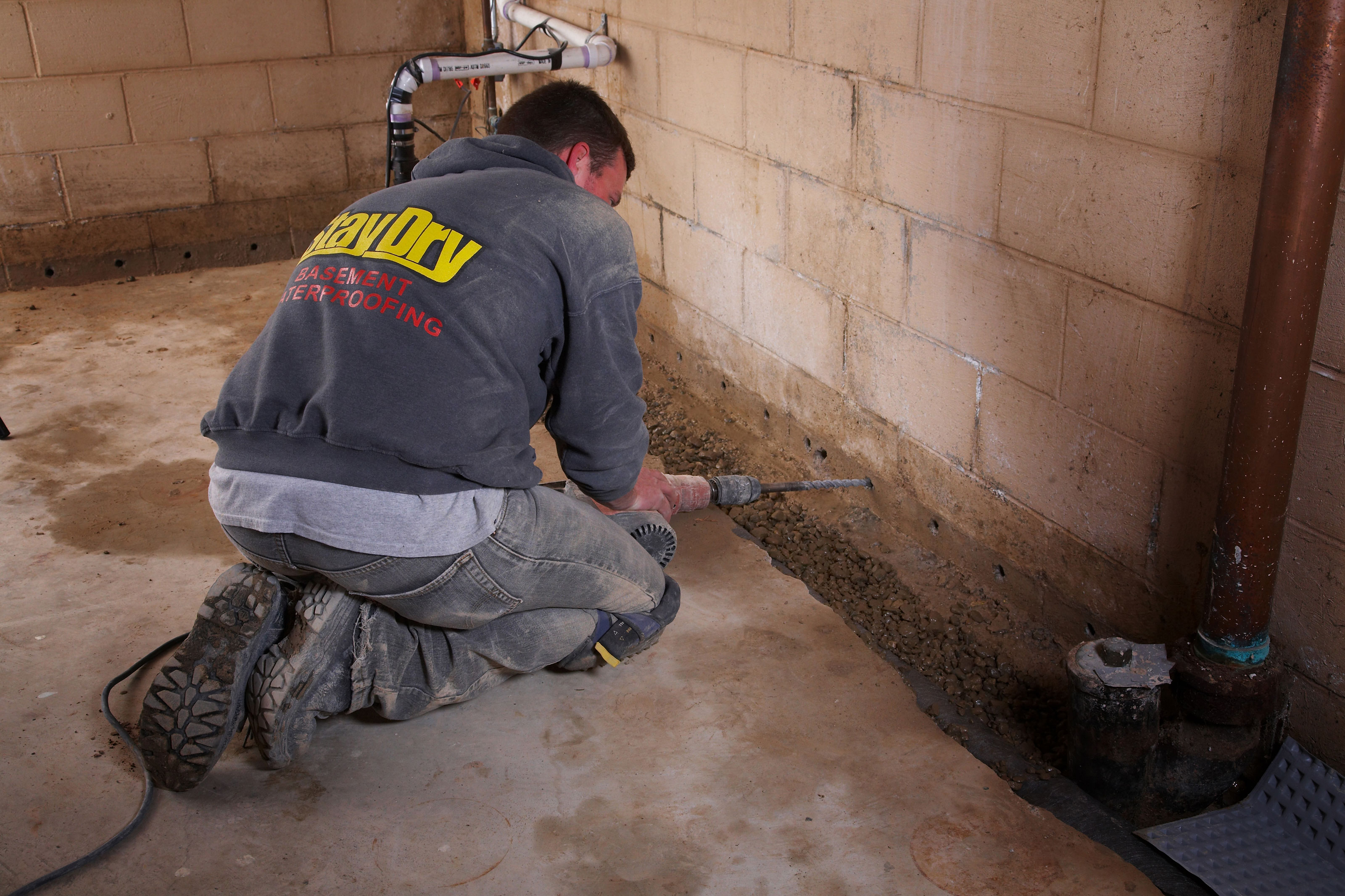 French Drains Basements French Drain Basement Solutions