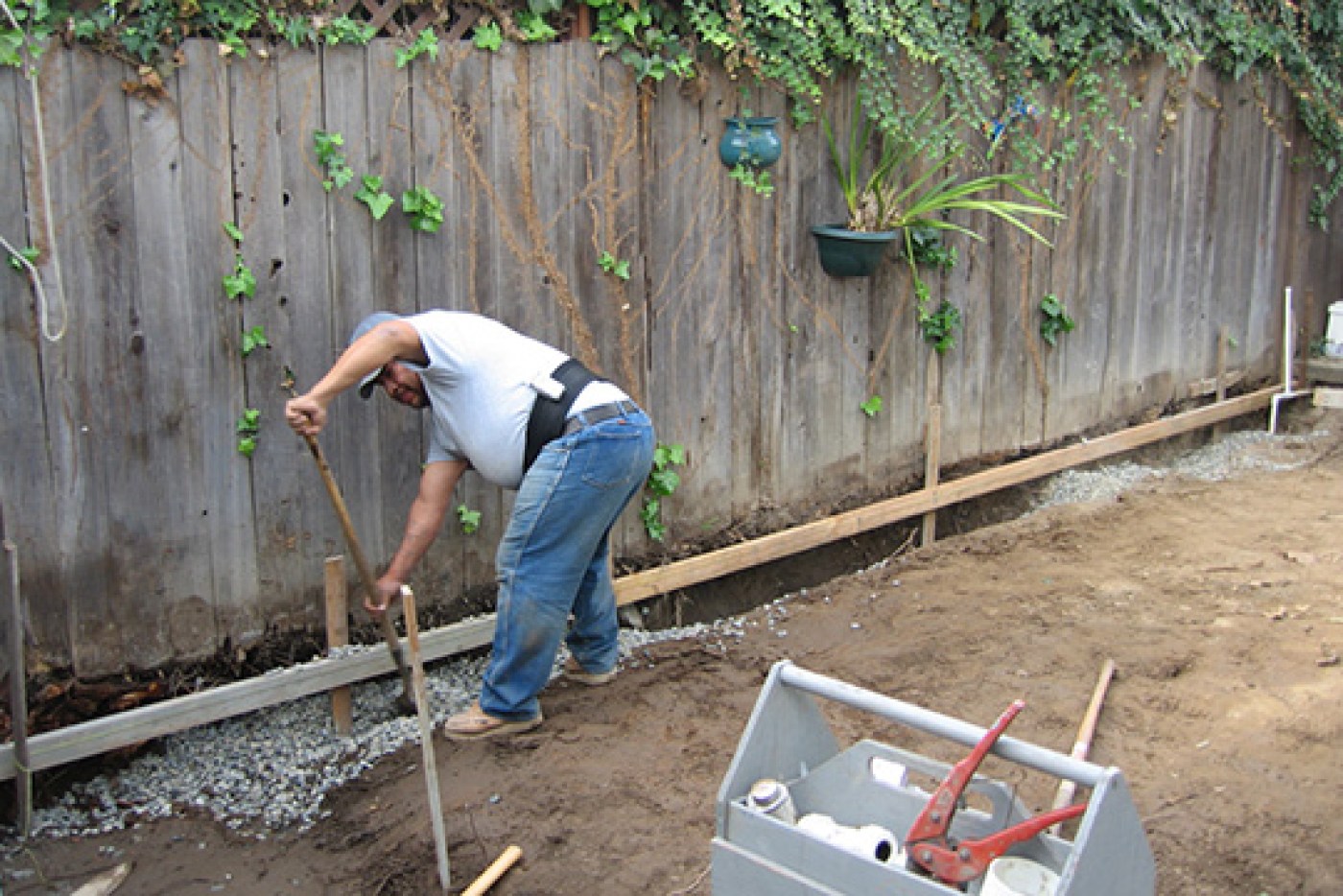 how to install a french drain in your basement
