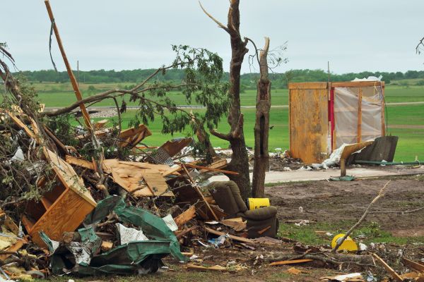 Oklahoma Farmstead After Tornado | Storm Cellar Ideas