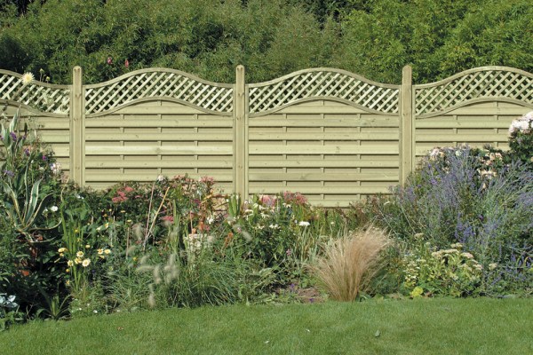 6-foot wide modular fence panels