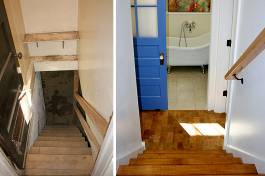 After photo of basement renovation