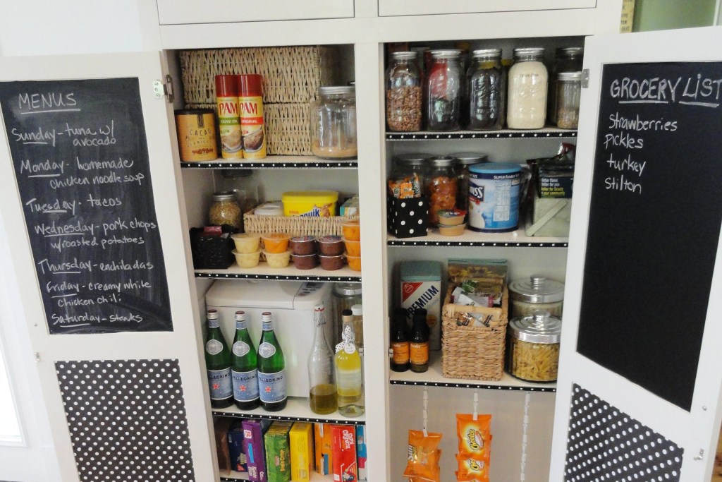 The redesigned pantry from 11 Magnolia Lane