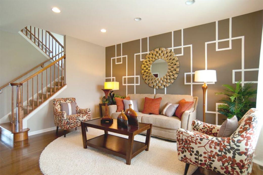 Living room in K. Hovnanian home The Fairfax