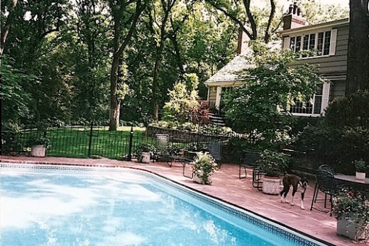 Swimming Pool in the Backyard of a Home | Swimming Pools