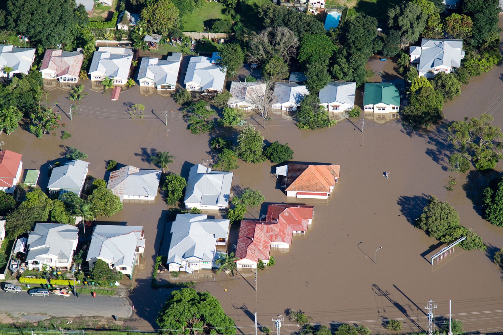 Flooded home