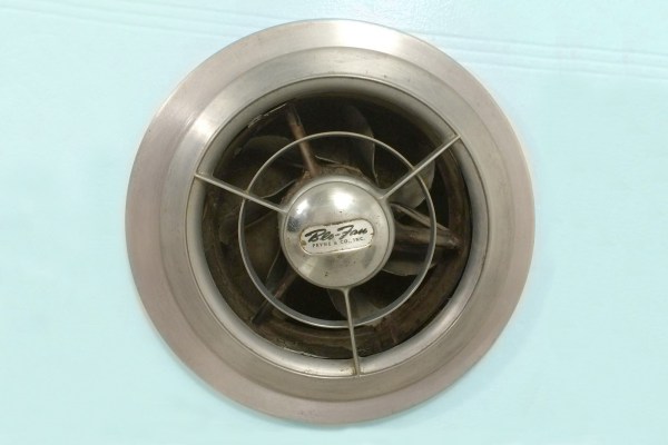 Retro bathroom vent fan