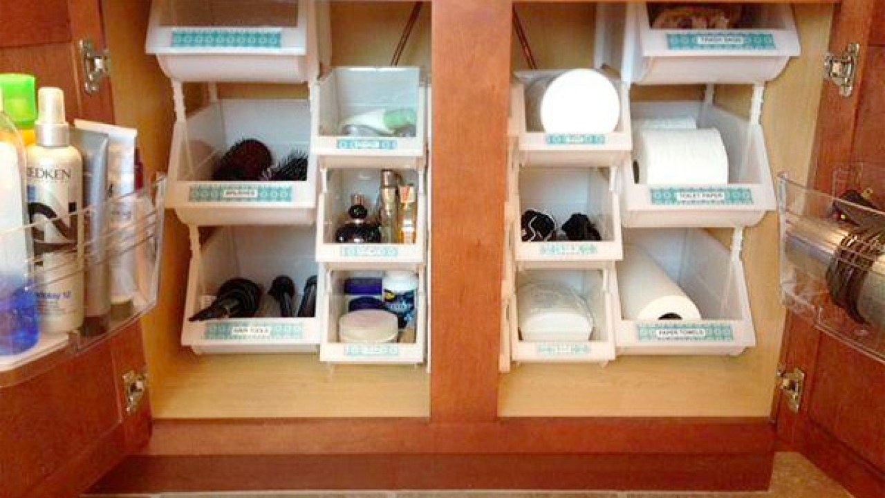 Under Sink Storage Bathroom Organizer Houselogic Storage