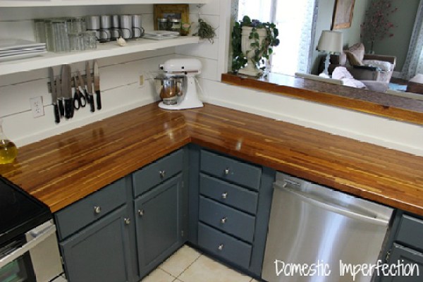 Diy Kitchen Ideas To Upgrade Yours On A, Butcher Block Countertop Styles