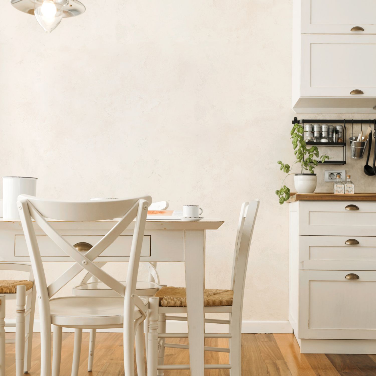 Neutral colored kitchen