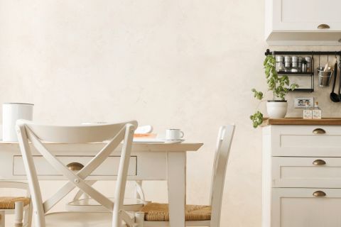 Neutral colored kitchen