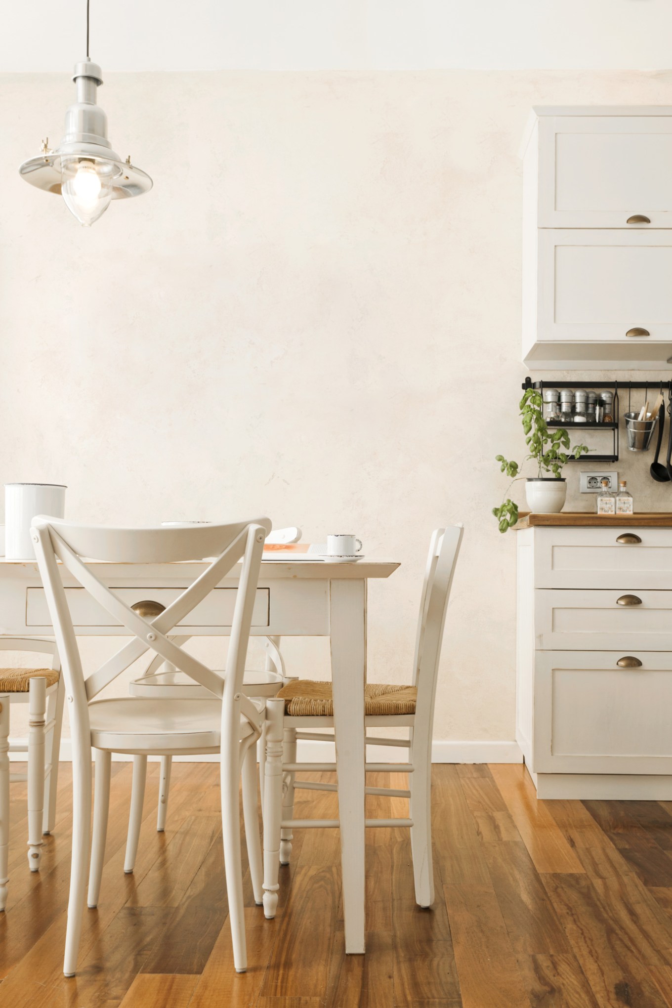 Neutral colored kitchen