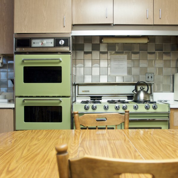 Avocado green kitchen