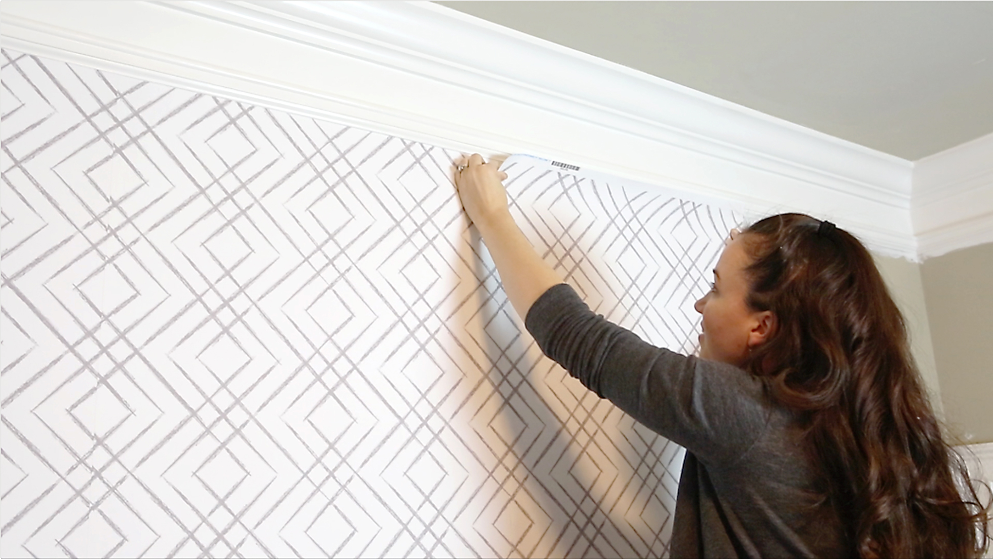 How to Hang Peel and Stick Wallpaper