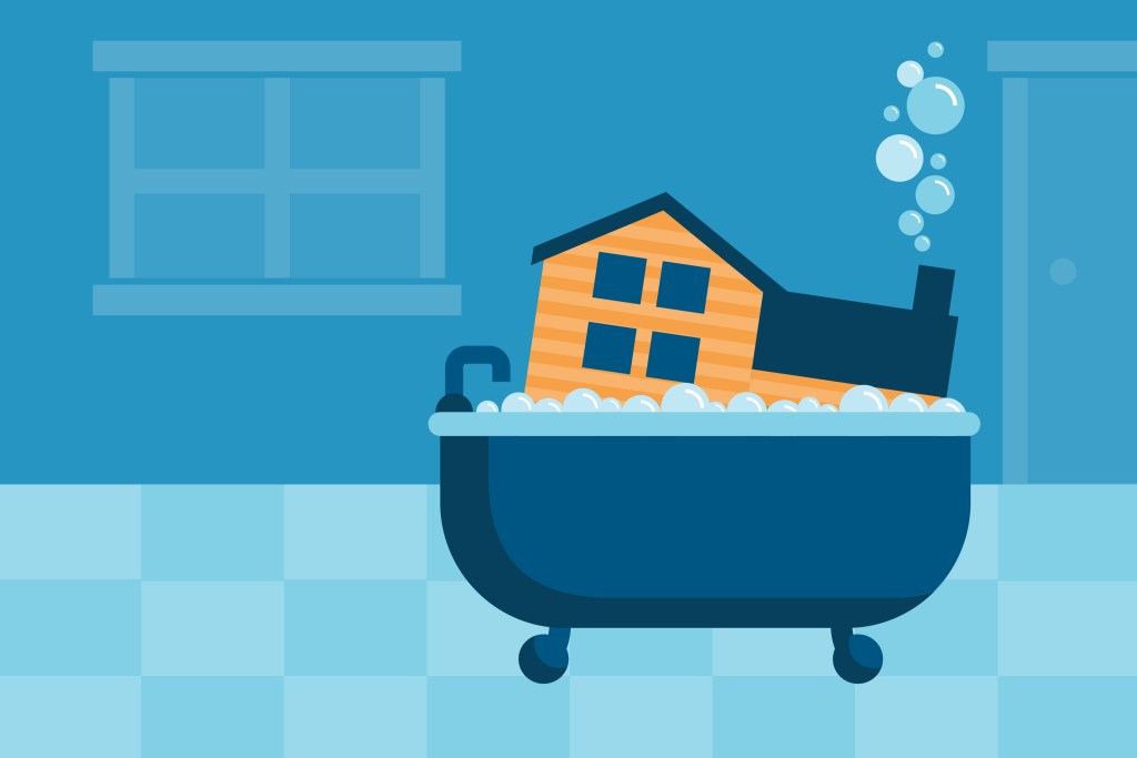 Low-Hassle Hacks for a Super-Clean Home infographic