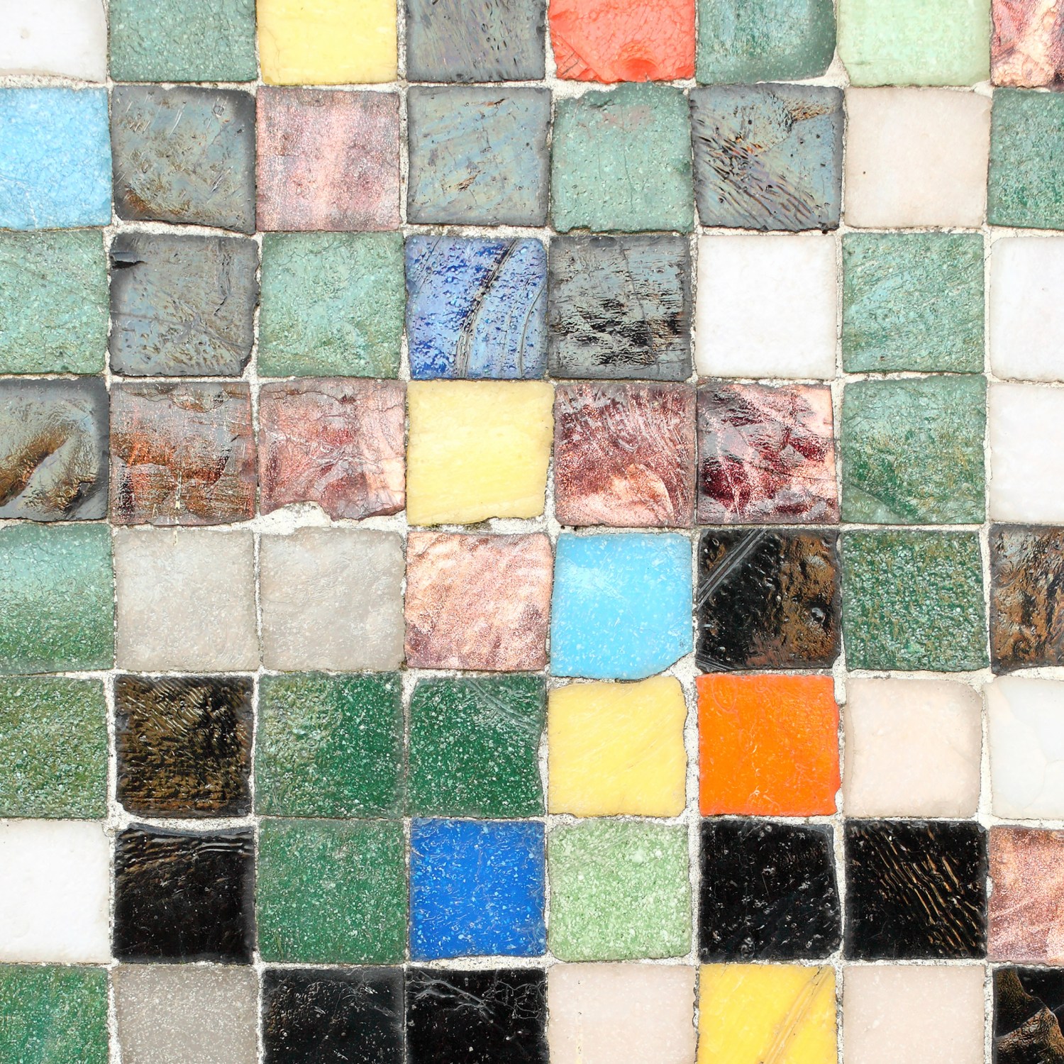 Colorful mosaic tile in a home