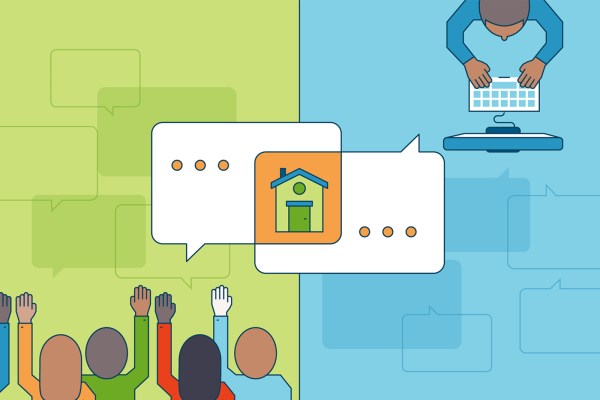 Illustration for homebuying experts on Facebook live