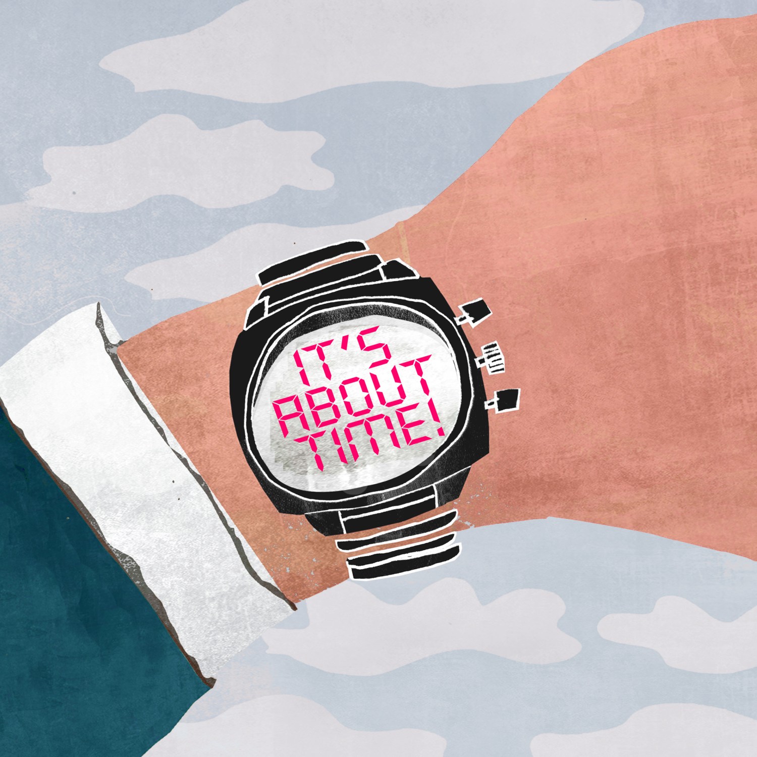 Do This Now illustration arm with watch