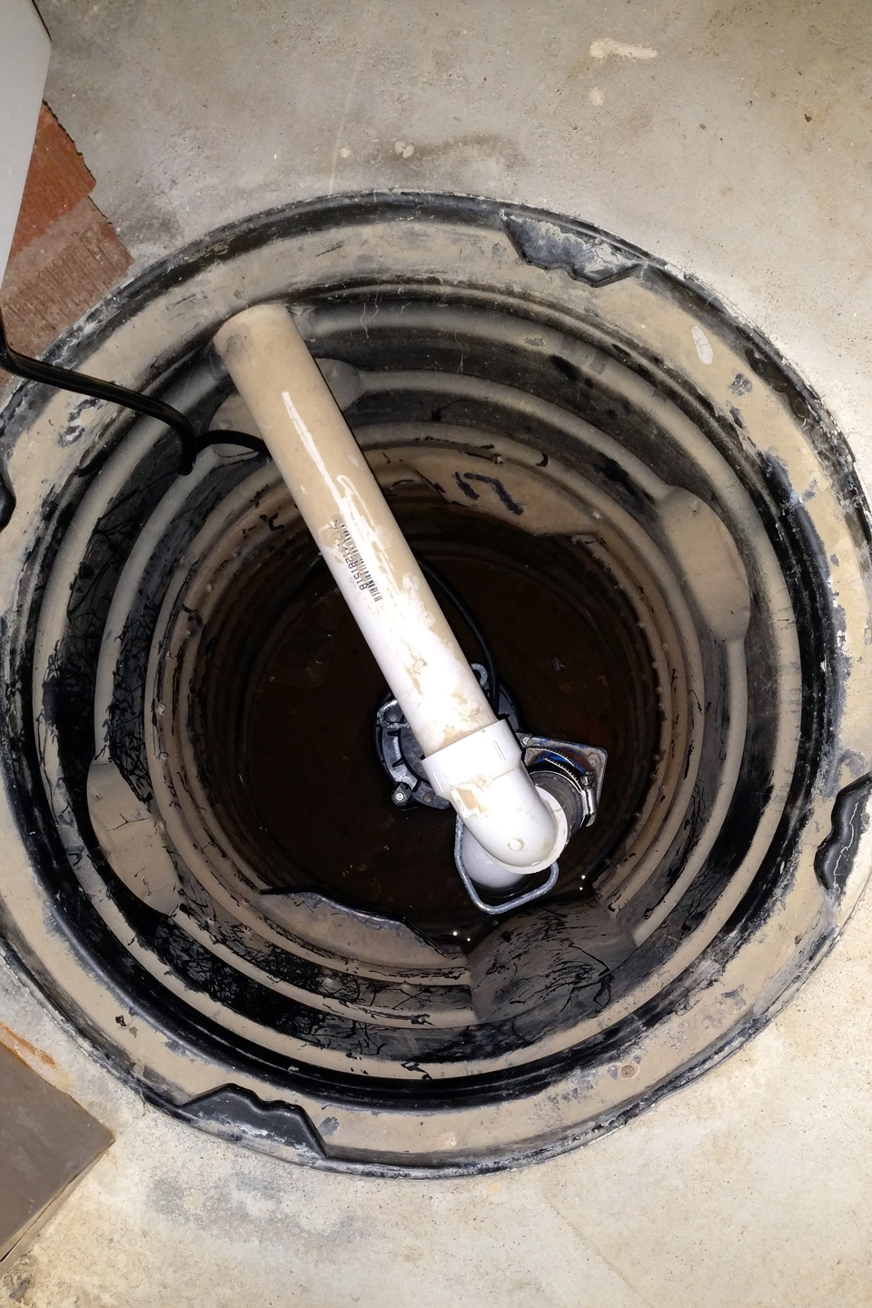 Open sump pump