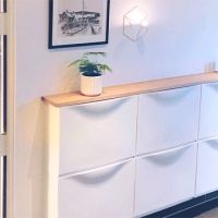 IKEA built-in entryway storage