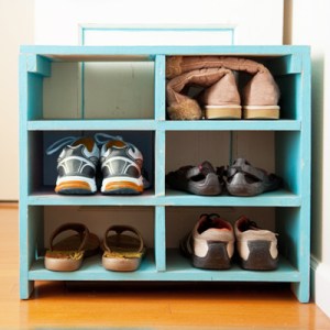 Mud room organizer