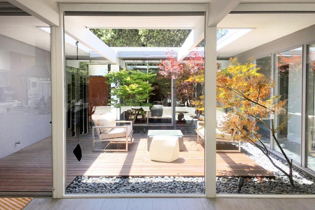 Courtyard in a home for entertaining