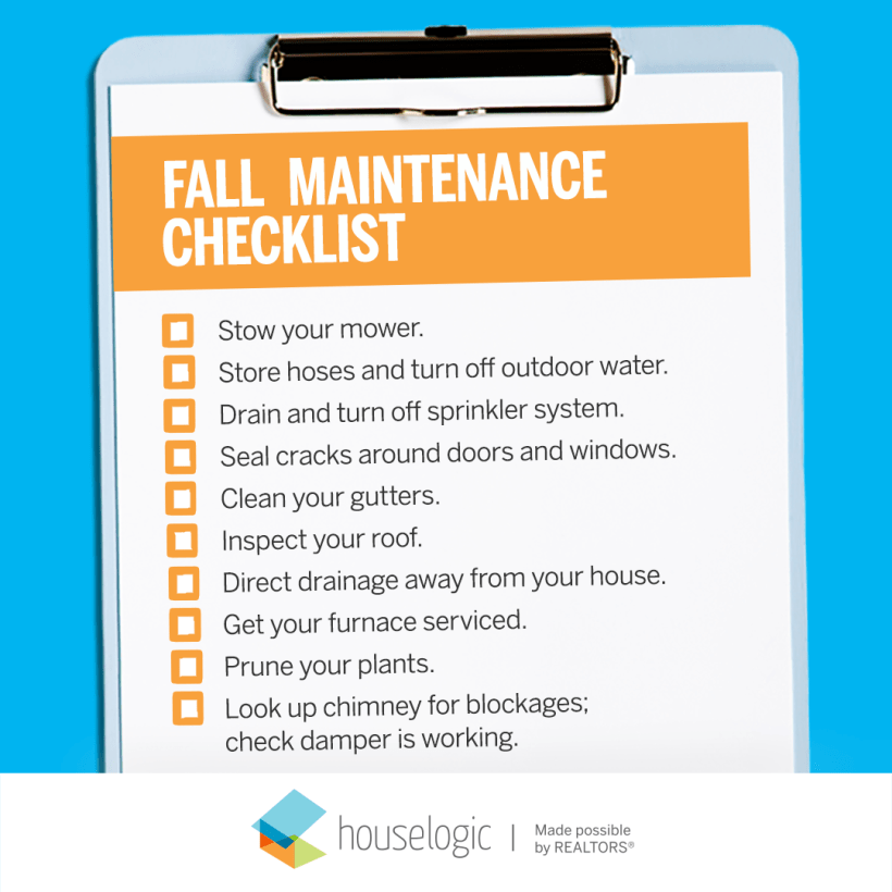 Fall Home Maintenance Checklist