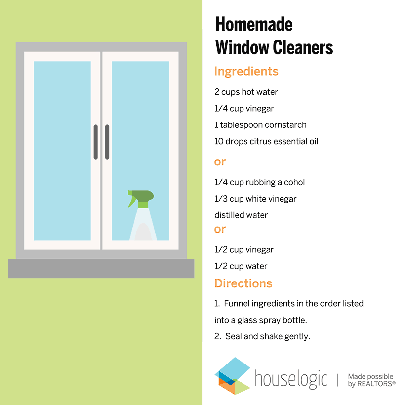 3 Homemade Window Cleaners With Common Household Ingredients