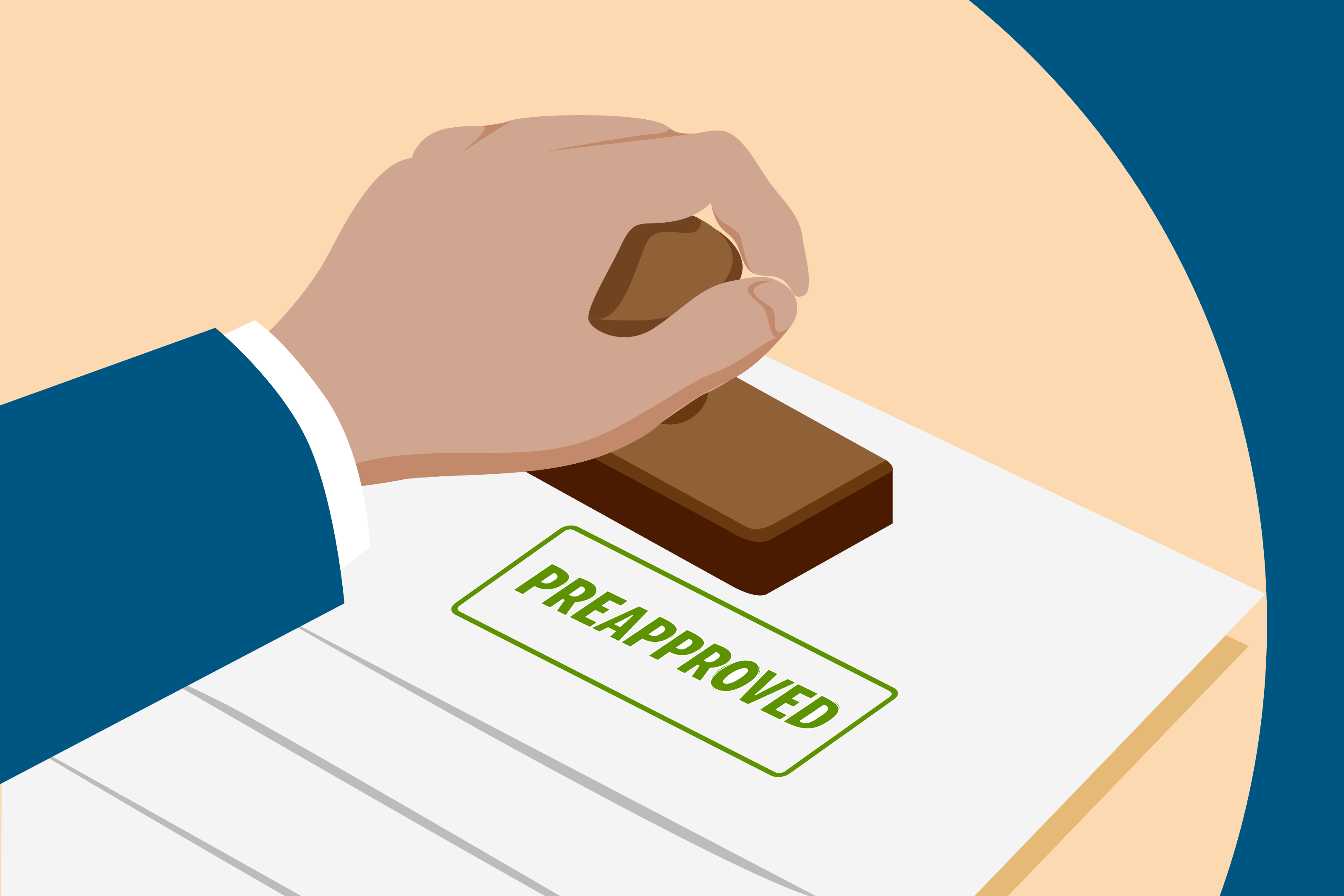 A stamp on a mortgage preapproval. What to Know About the Preapproval Process.
