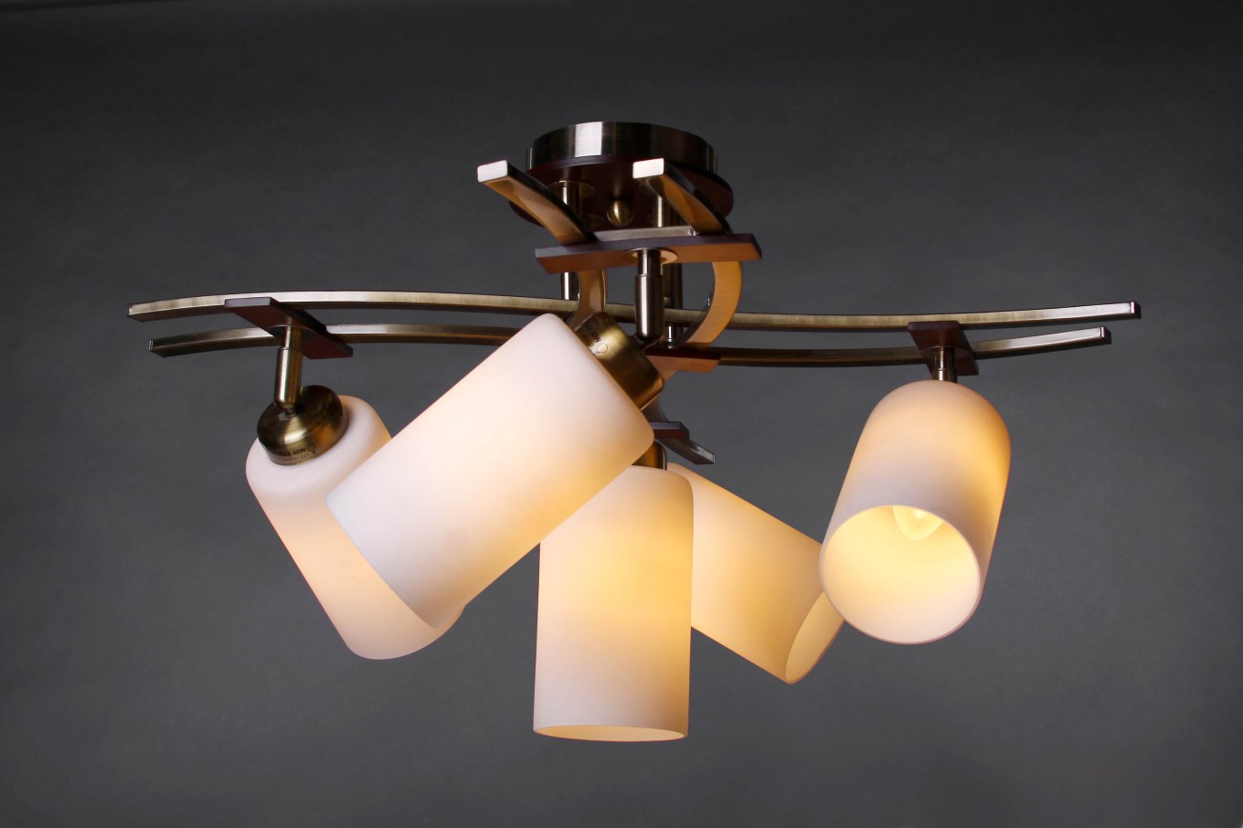 A newer, more modern light fixture showing an example of a new lighting trend.