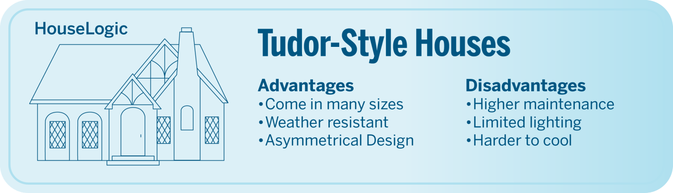 The advantages and disadvantages of a Tudor-style house.