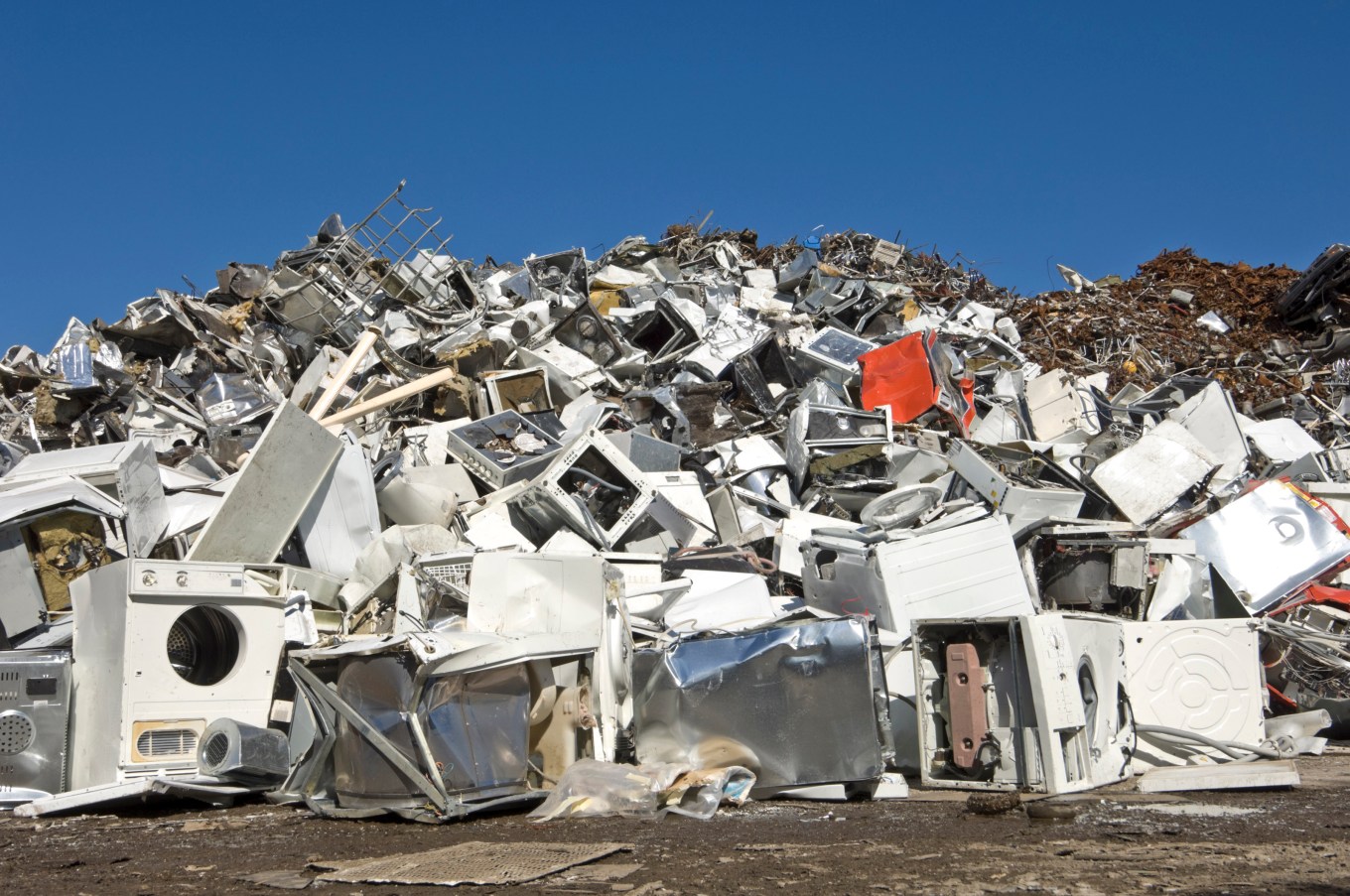 A graveyard of broken appliances and fixtures. Do they make them like they used to?