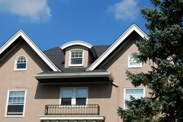 Dormer window on a house