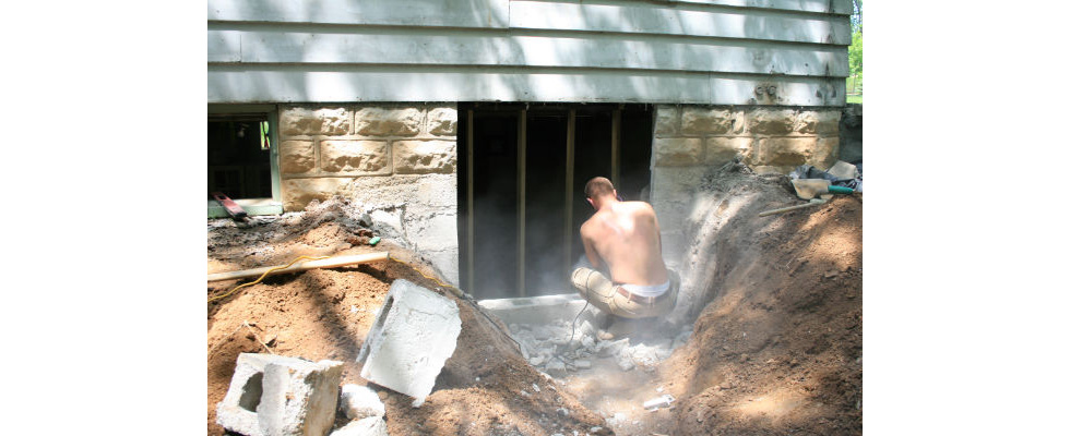 Egress windows in newly remodeled basement
