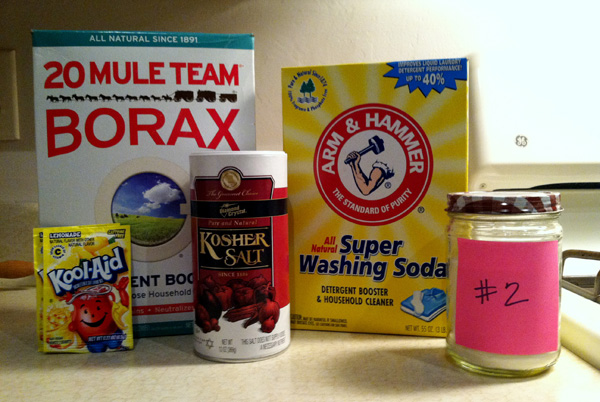Recipe 2 ingredients dishwashing soap
