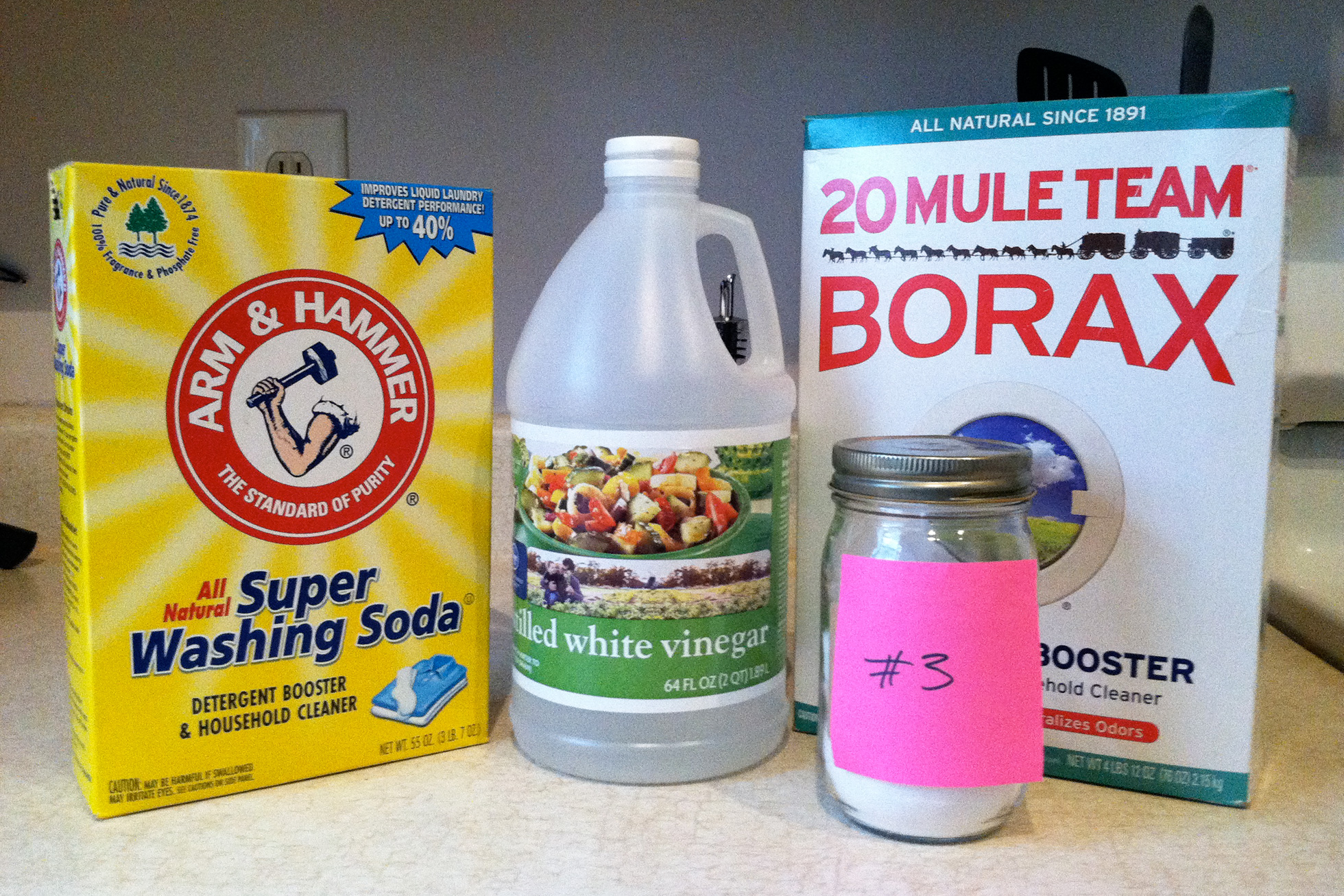 Recipe 3 ingredients dishwashing soap