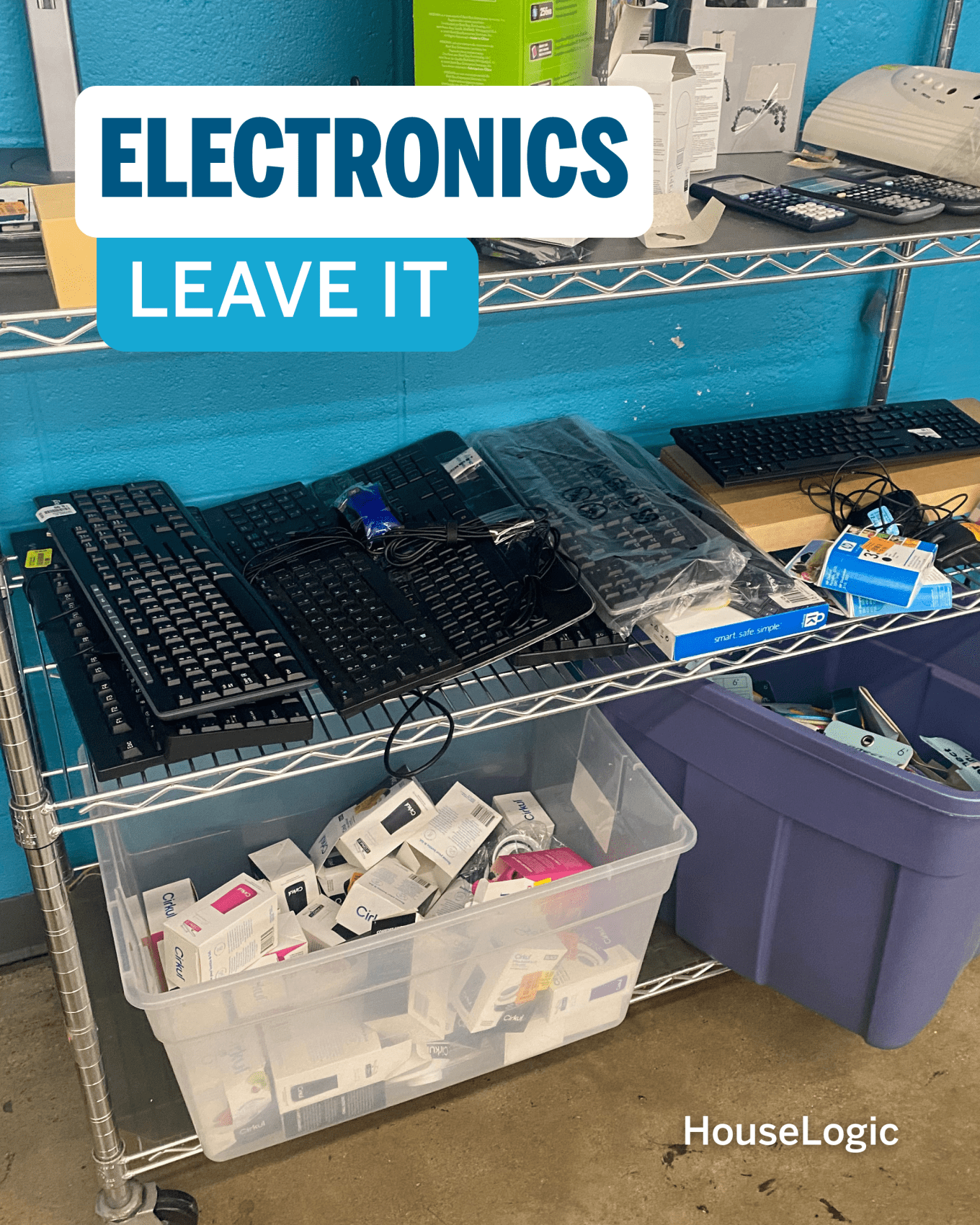 Leave electronics at the thrift shop.