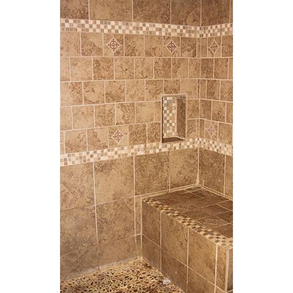 Cathy's tiled shower