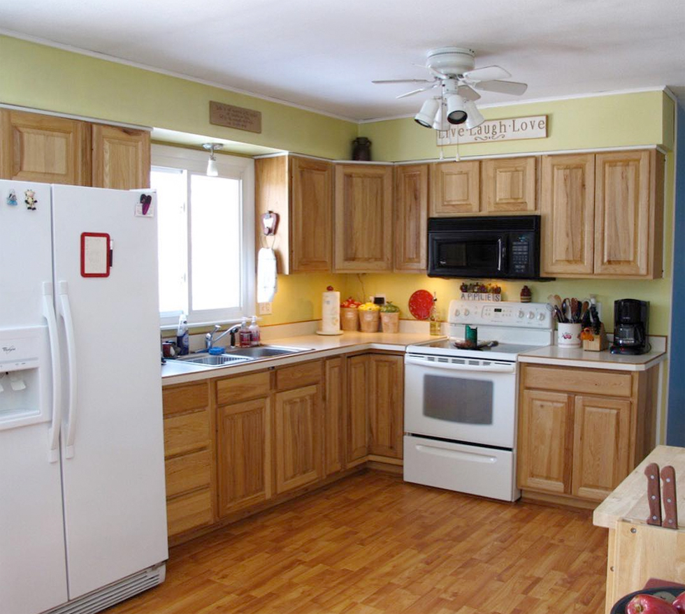 Before the Trombleys renovated their kitchen