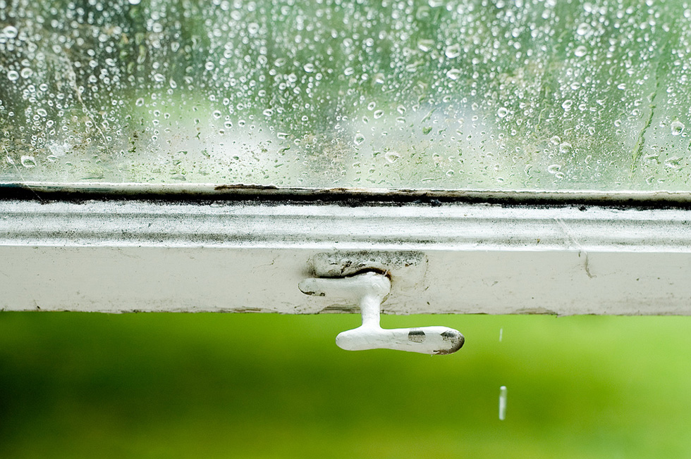 Broken window seal