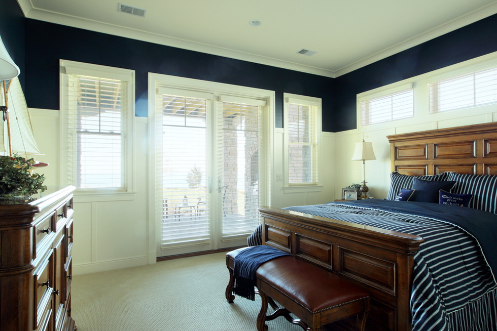 Blinds on a home window